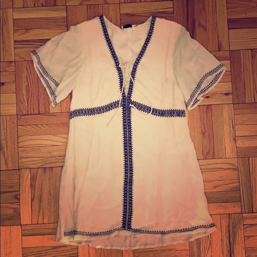 Off print boho dress